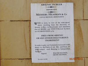 Arsenic in Beer