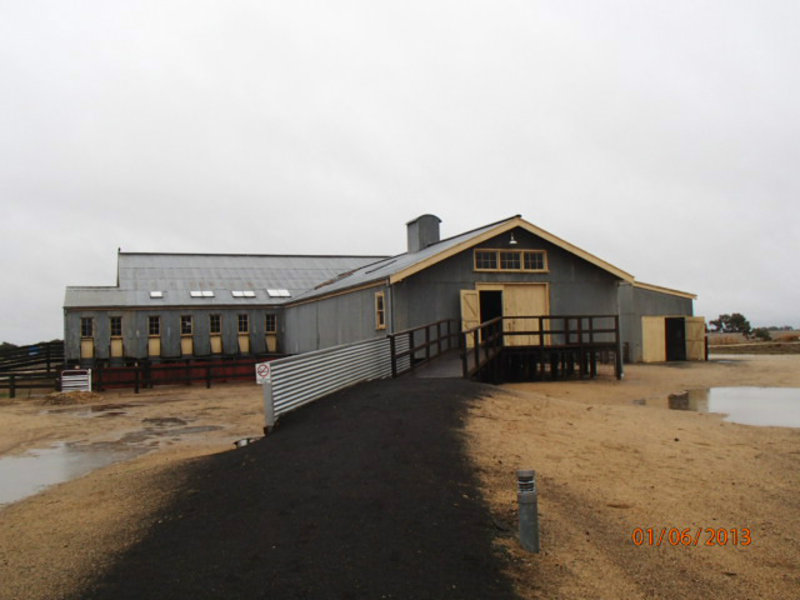 The old  Murrey Downs Shearing shed