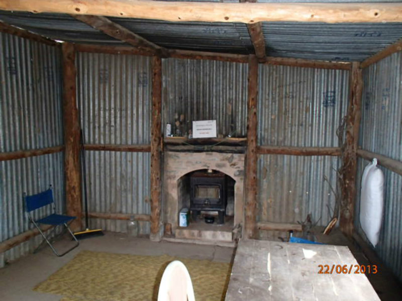 Inside Yanyanna Hut