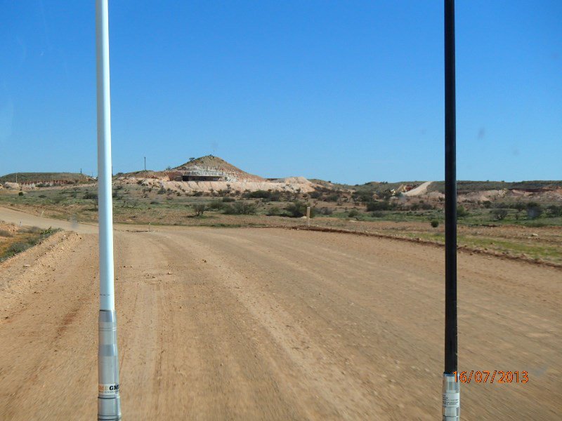 On the way in to Coober Pedy