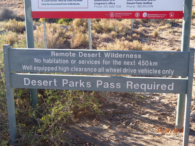 Desert Pass required