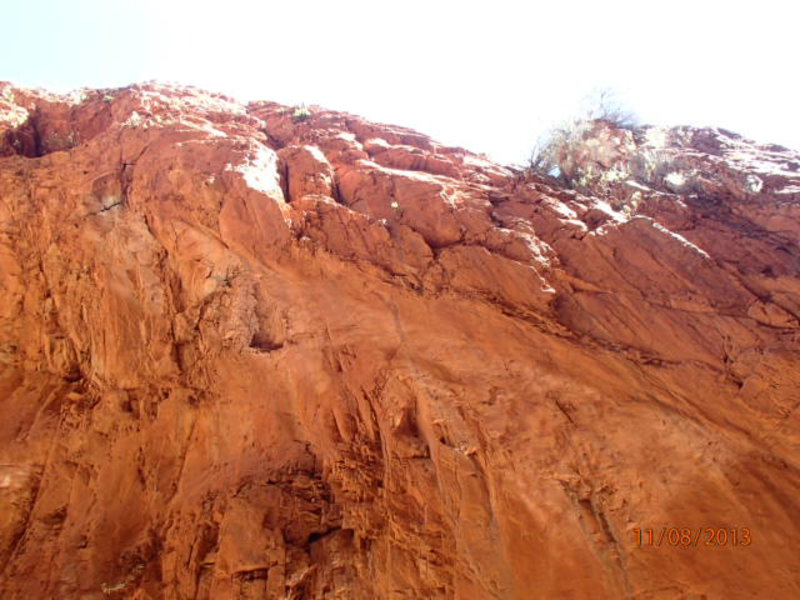 The  Orchre Coloured rock