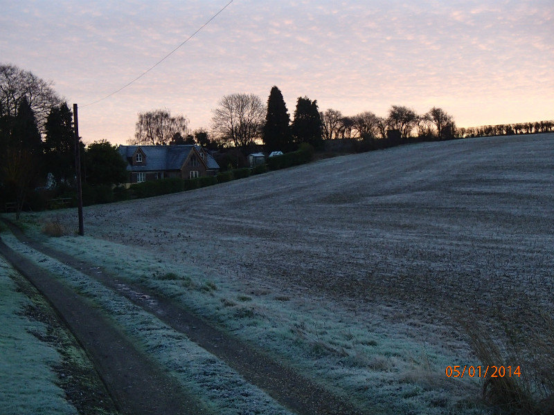A frosty morning in Hampshire