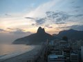 Sunset over Rio