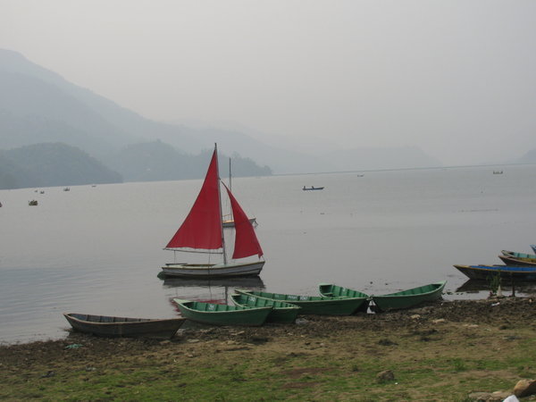 Lake at  Pokhara