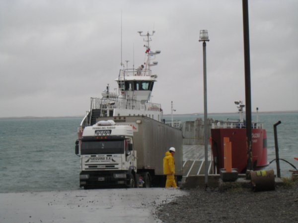 Ferry on the Strait of Magellan