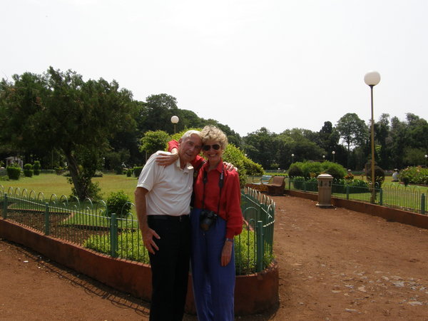 Frank and Susan in the Hanging Garden