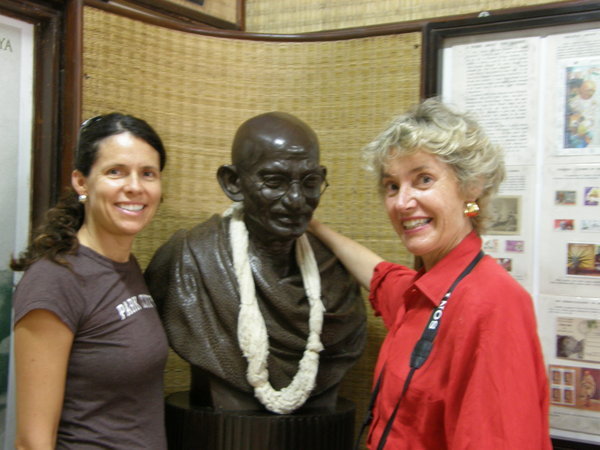 At the Ghandi museum