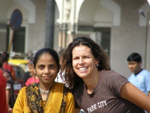 Laura at the Gateway of India