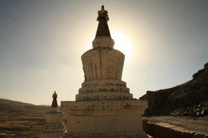 Stupa in the sun