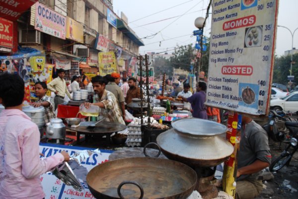 The Local Bazaar Outside Noida