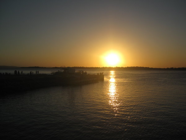 The famous Porto Alegre sunset!