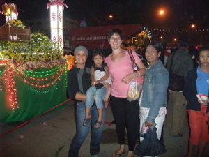 Celebrating Loy Krathong with an adopted family