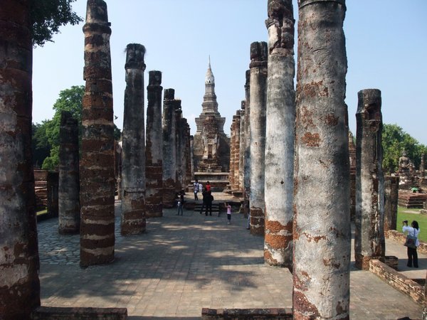 Pillars at Wat Mahathat