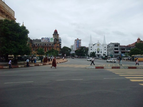 View of Mahabandoola Road