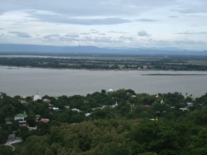Ayeyarwady River from Sagaing Hill