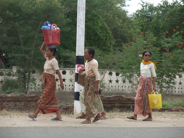 Ladies in Bagan