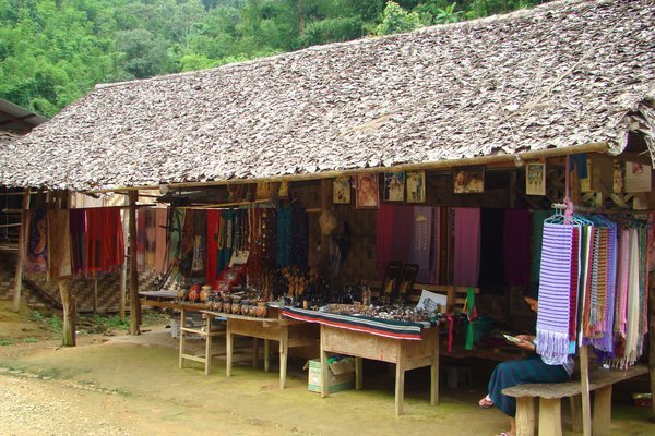 Products at the Padaung village