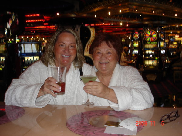 Martinis and robes