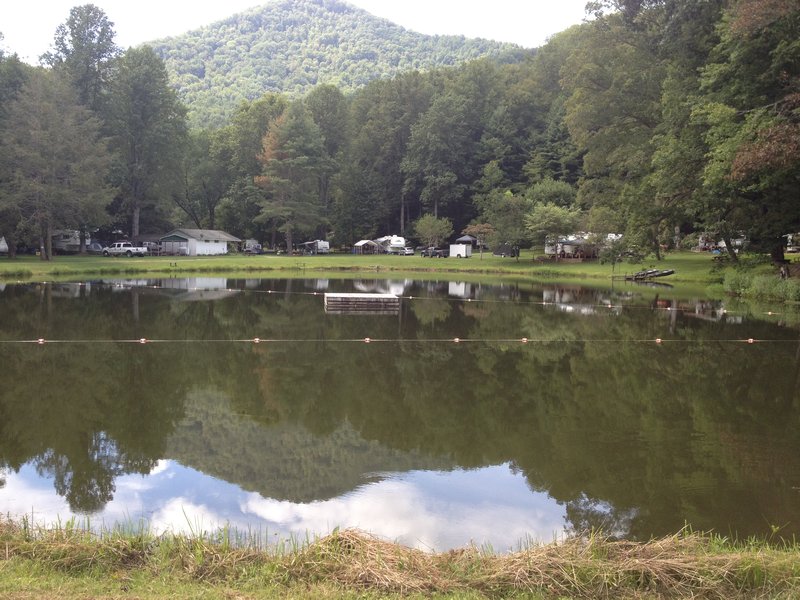 Lake at campground
