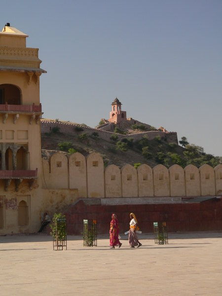 Amber Fort courtyard
