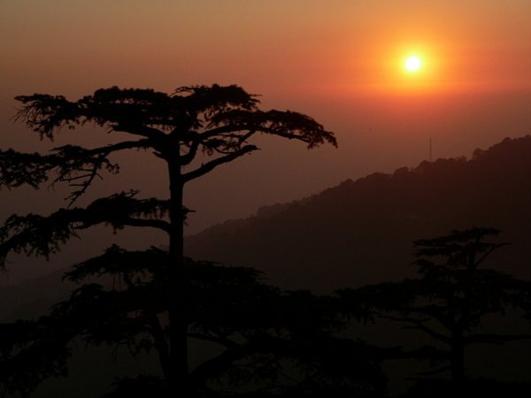 mcleod ganj sunset