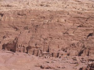 overview of tombs, petra
