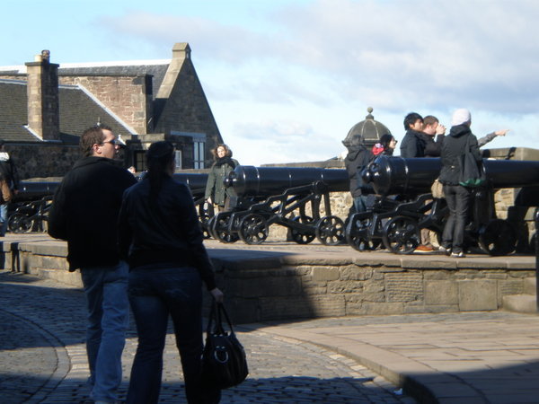 cannon batallion at castle