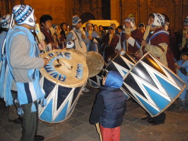 Traditional Andean band