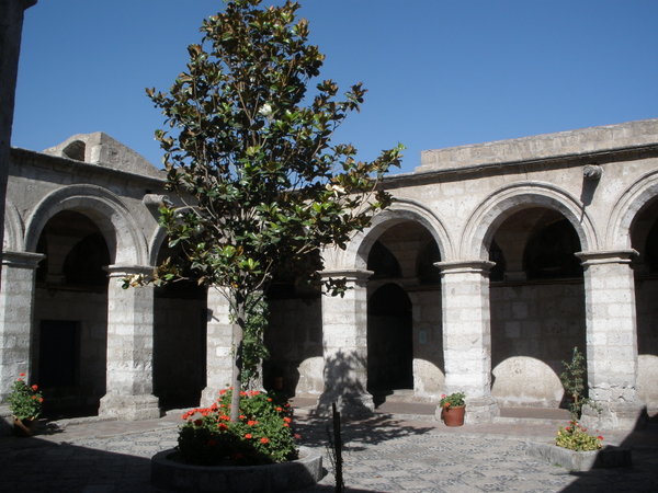 Courtyard in Santa Catalina Monastery