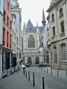The streets of Brussels