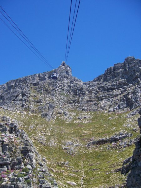 Cable car to Table Mountain