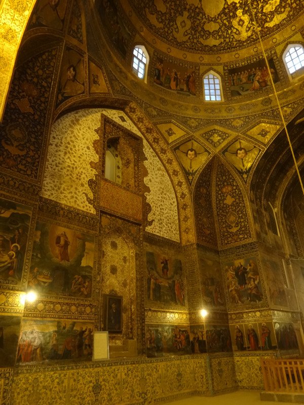 Inside the Bethlehem church