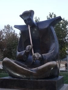 Riverside sculpture