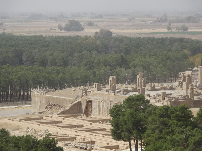 view over Persepolis from near Artaxerxes III's tomb