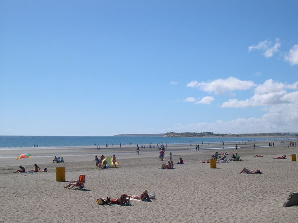 On the beach at Puerto Madryn
