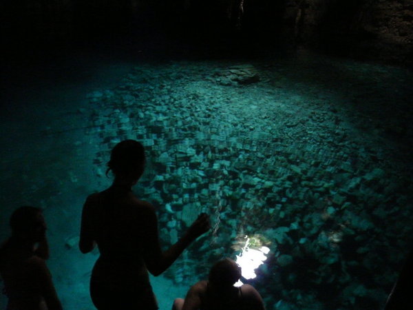 The Cenotes - swimming in caves