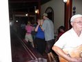 Merryn dancing with Jubal, our tour leader, at one of the bars in Baracoa.