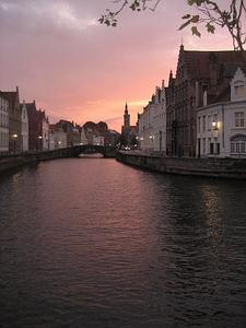 Brugge urban view