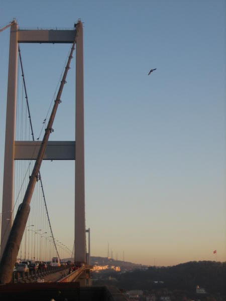 Bridge connecting Europe and Asia