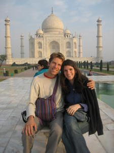  Lauren and me at the Taj Mahal