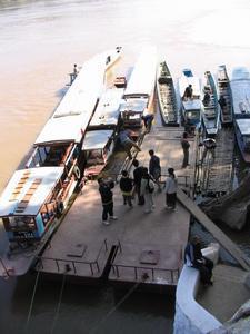 Slow boats on the Mekong