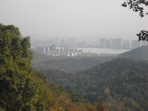 View from the hills at Hangzhou