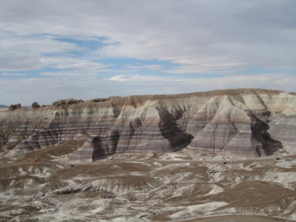 the "teepee's" in the Painted Desert