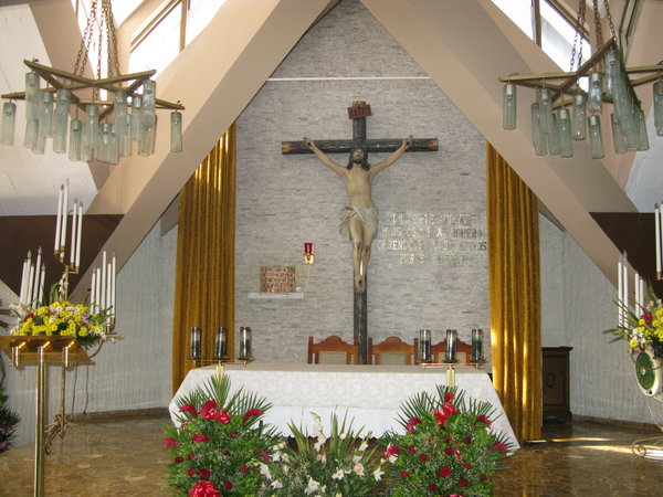 The chapel at the Carmelite Hospial for Cancer patients