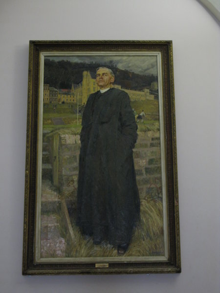 A Portrait hanging in the College