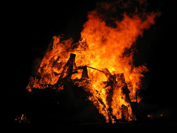 Guy Fawkes Night's Bonfire at Ushaw College