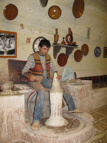 A Potter at Work in Avanos