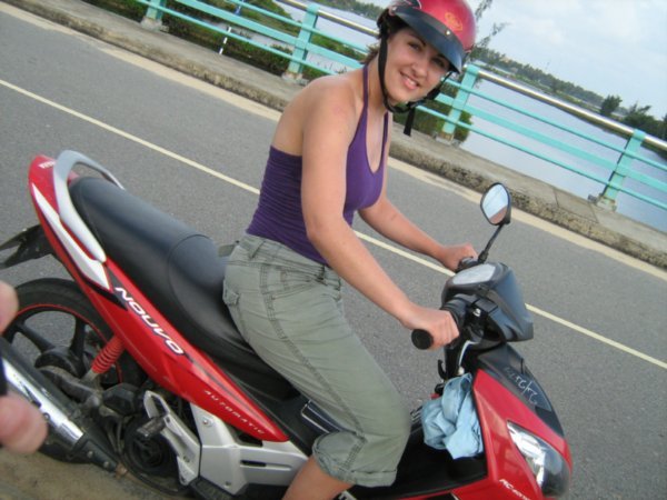 Me on Moped