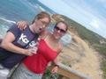 me and hayley, great ocean rd